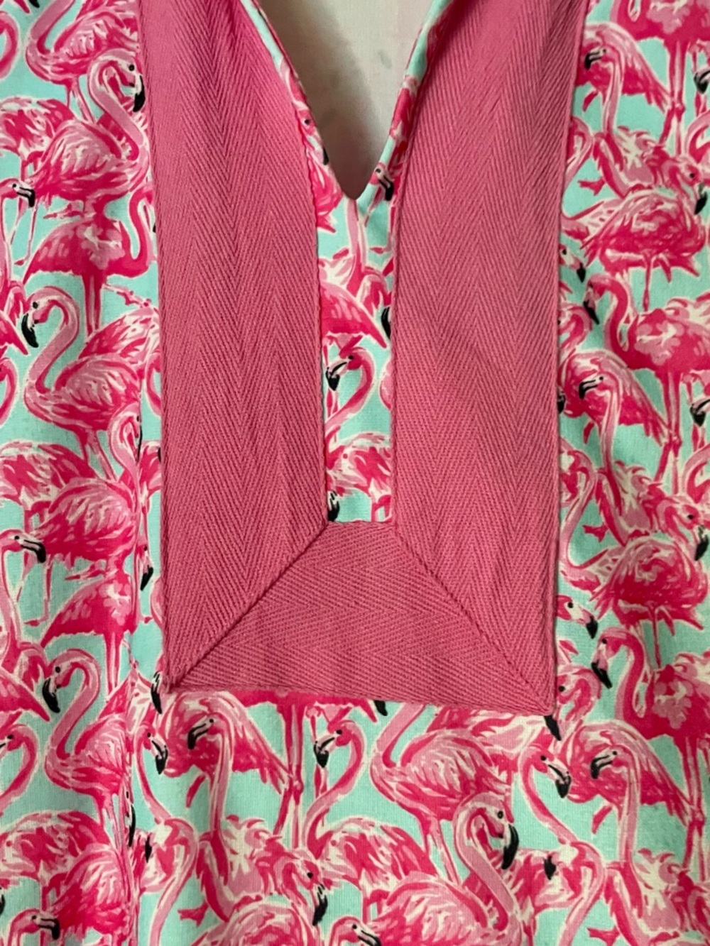 Simply Southern Pink Flamingo Print Sleeveless Mini Dress - Picture 5 of 7
